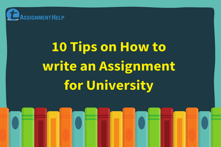 how to set out a university assignment