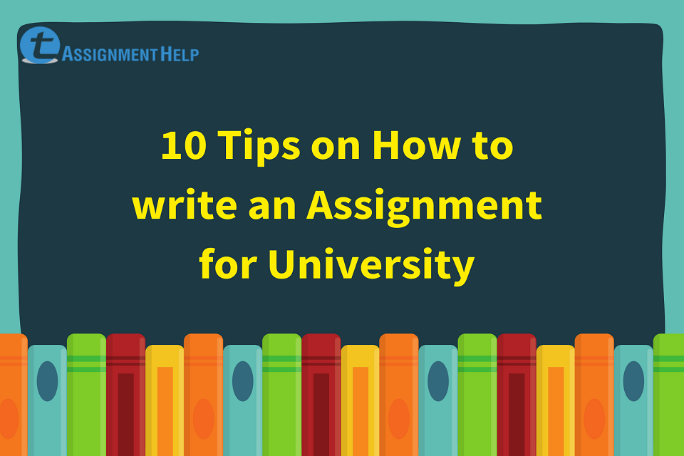 how to write an assignment at university level