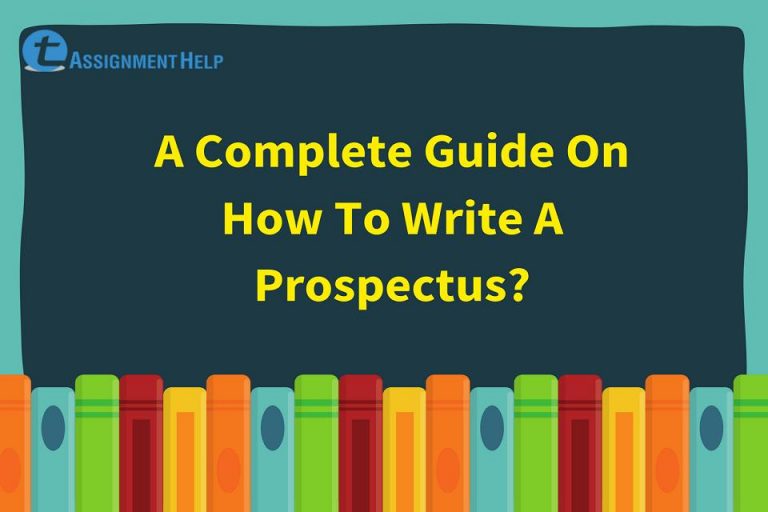 how to write a prospectus for a dissertation