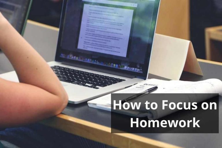 how to focus on college homework