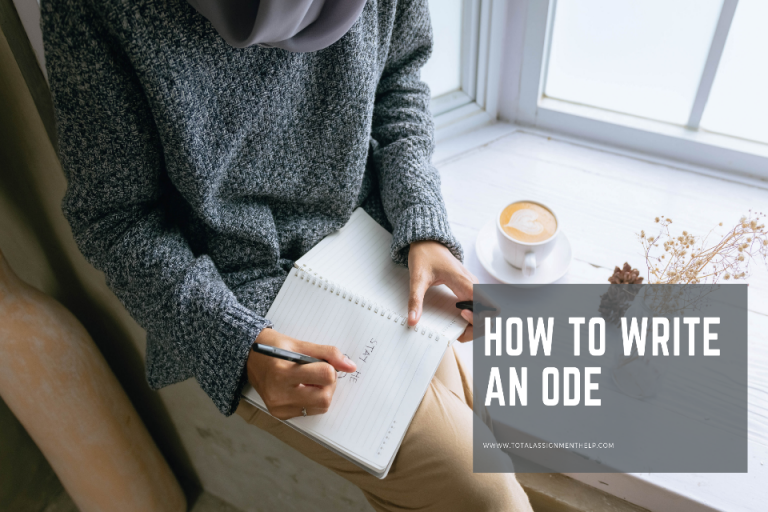 write an ode assignment