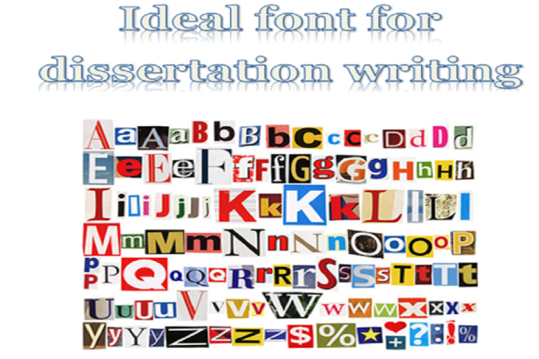 what font should a dissertation be in