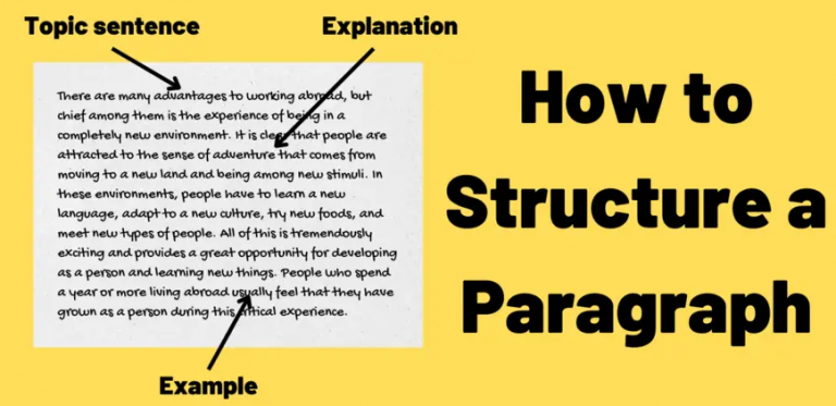 assignment 7 paragraph structure
