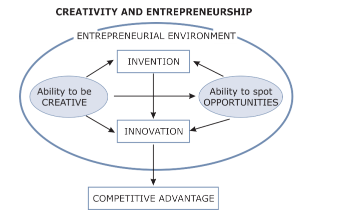 Creativity, opportunity recognition and Entrepreneurial environment