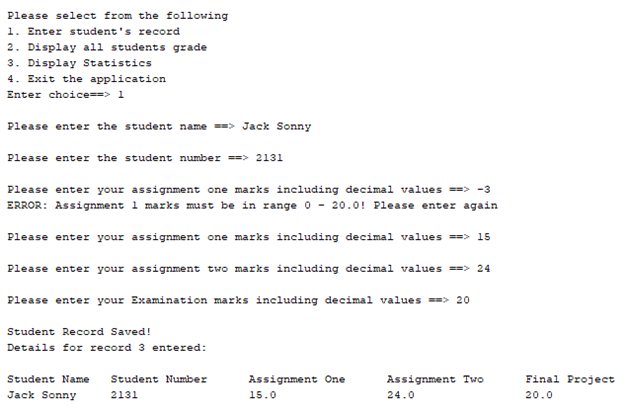 JAVA-Program-assignment-Testing-Negative-Marks-Validation